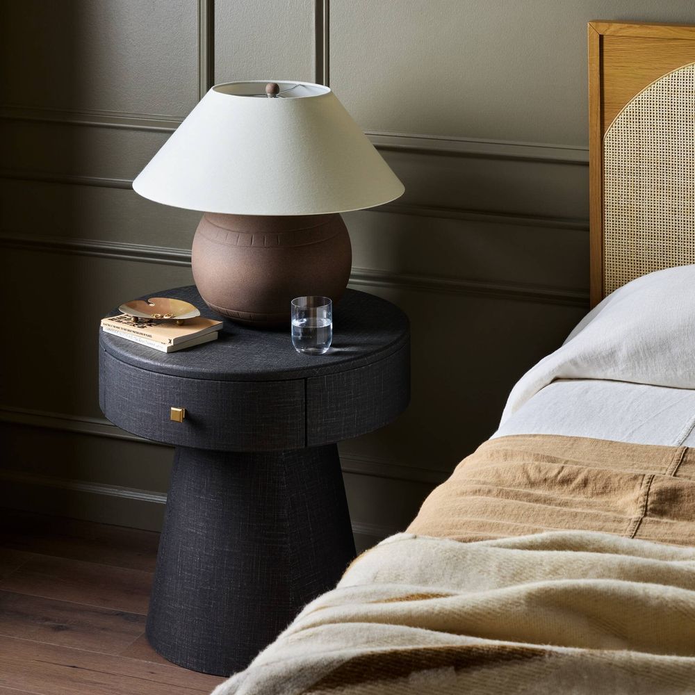 Nightstands Chiro Nightstand - Black Linen