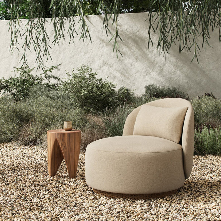 Quaid Outdoor Swivel Chair