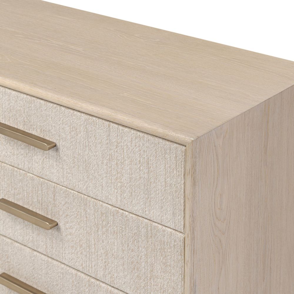Dressers & Chests Rosenell 6 Drawer Dresser - Natural Paper Cord