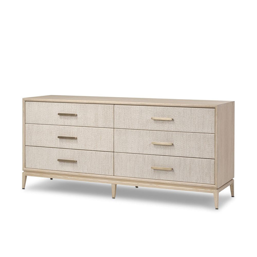Dressers & Chests Rosenell 6 Drawer Dresser - Natural Paper Cord
