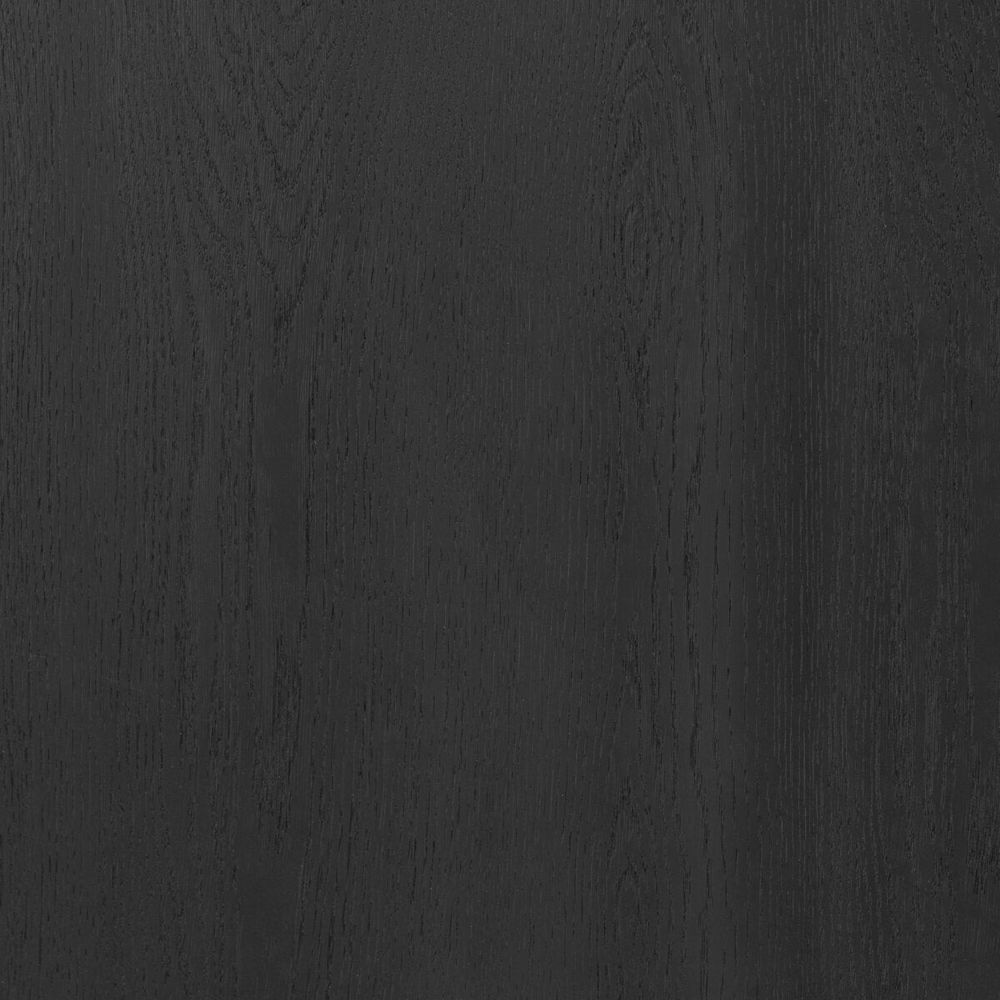Coffee Tables Rosenell Square Coffee Table: Black Oak Veneer - Black Oak Solid - Black Paper Cord