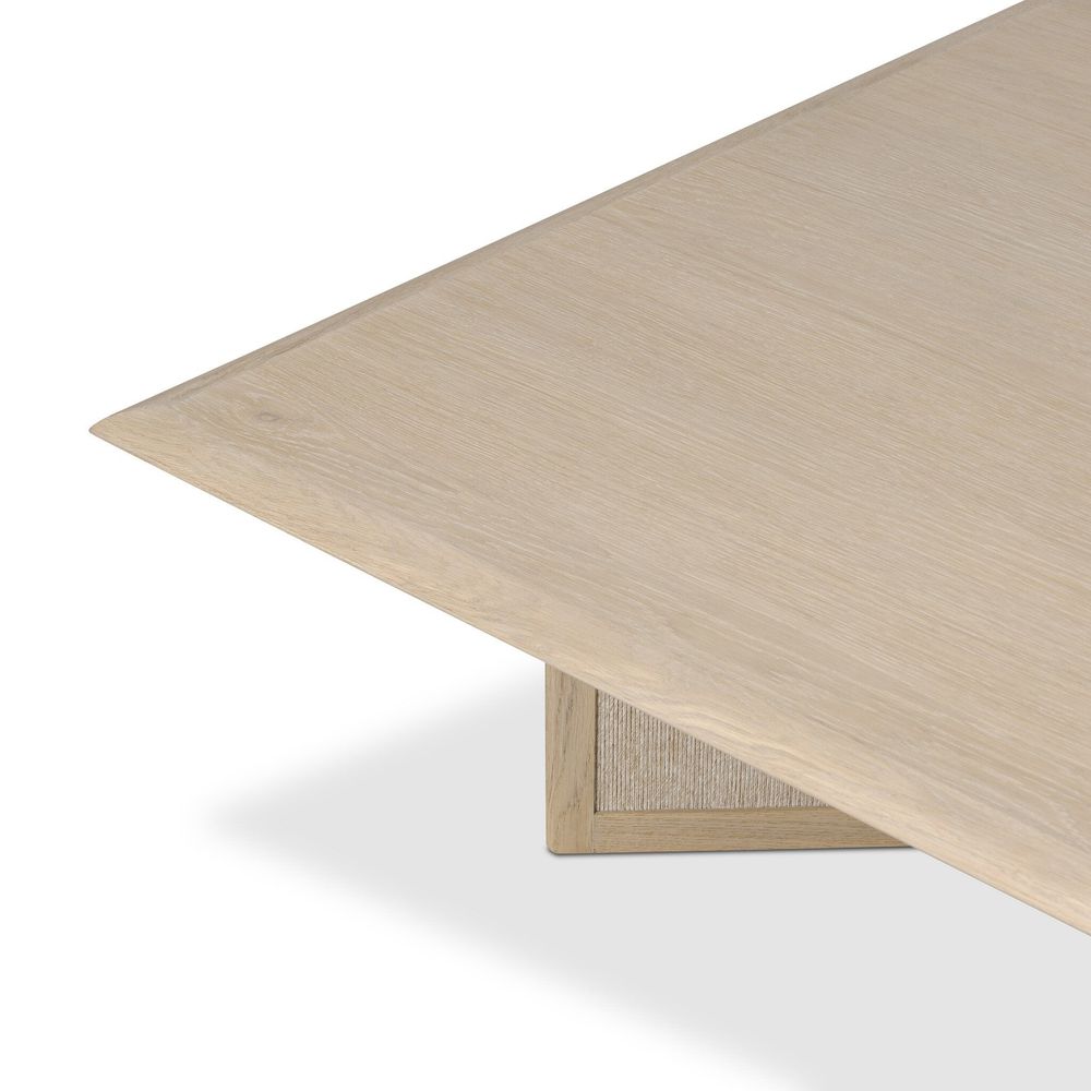 Rosenell Square Coffee Table - Natural Oak Veneer