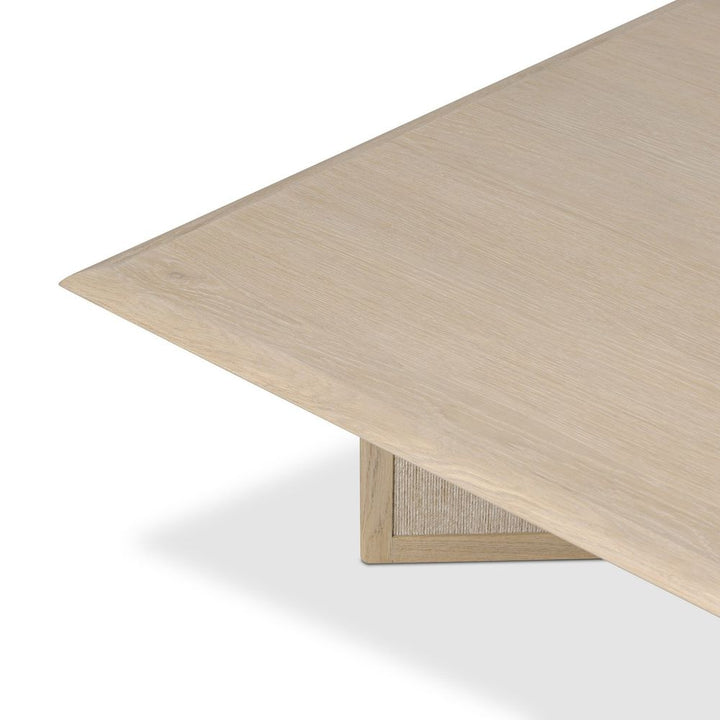 Rosenell Square Coffee Table - Natural Oak Veneer