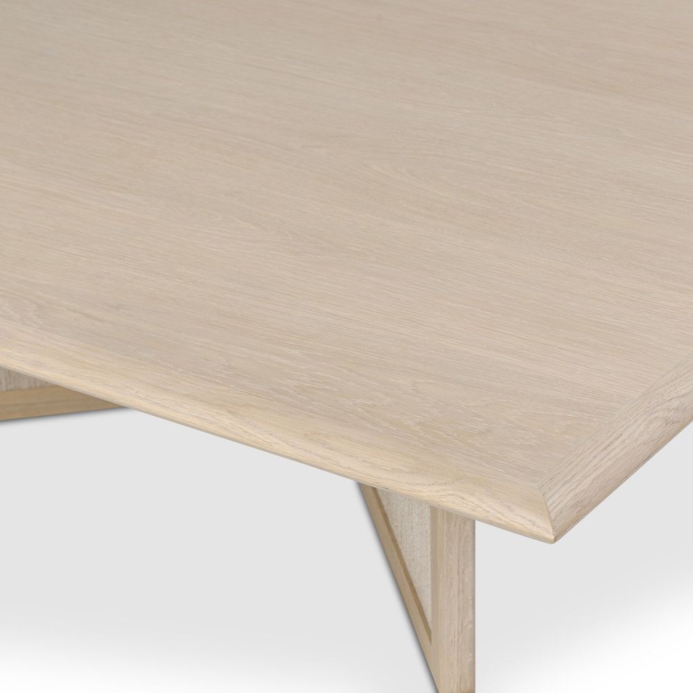 Rosenell Square Coffee Table - Natural Oak Veneer