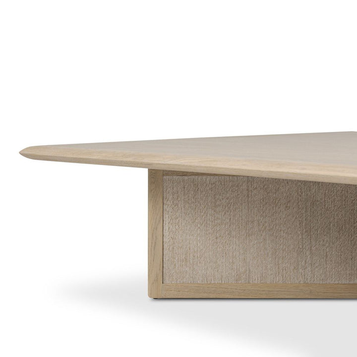 Rosenell Square Coffee Table - Natural Oak Veneer