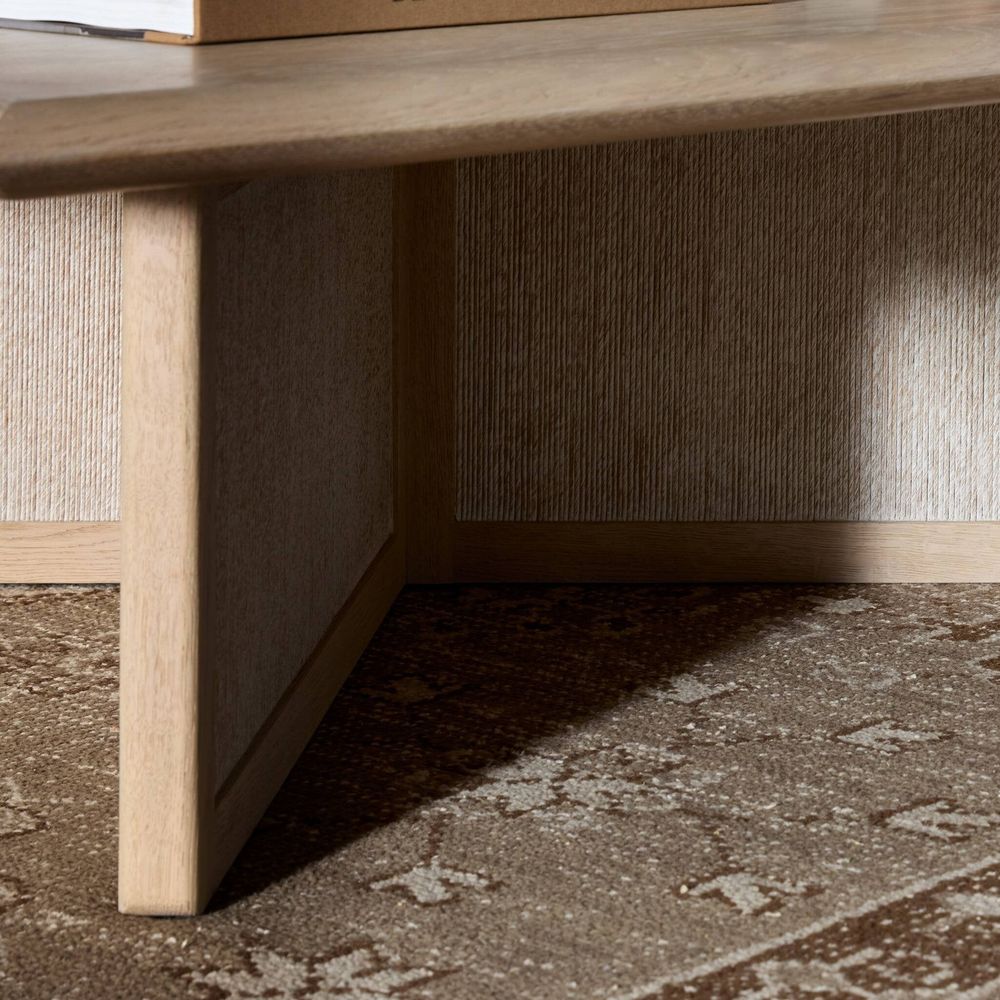 Rosenell Square Coffee Table - Natural Oak Veneer