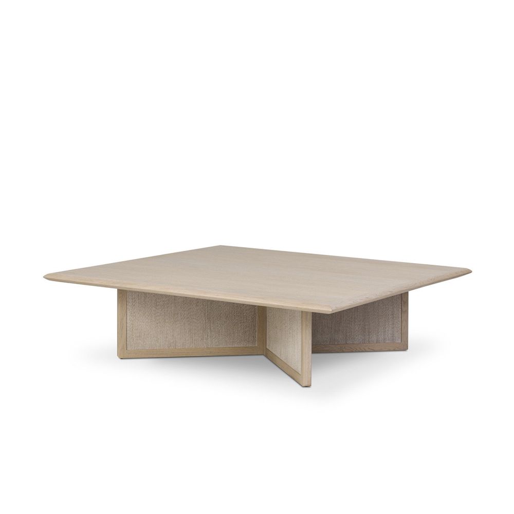 Coffee Tables Rosenell Square Coffee Table - Natural Oak Veneer