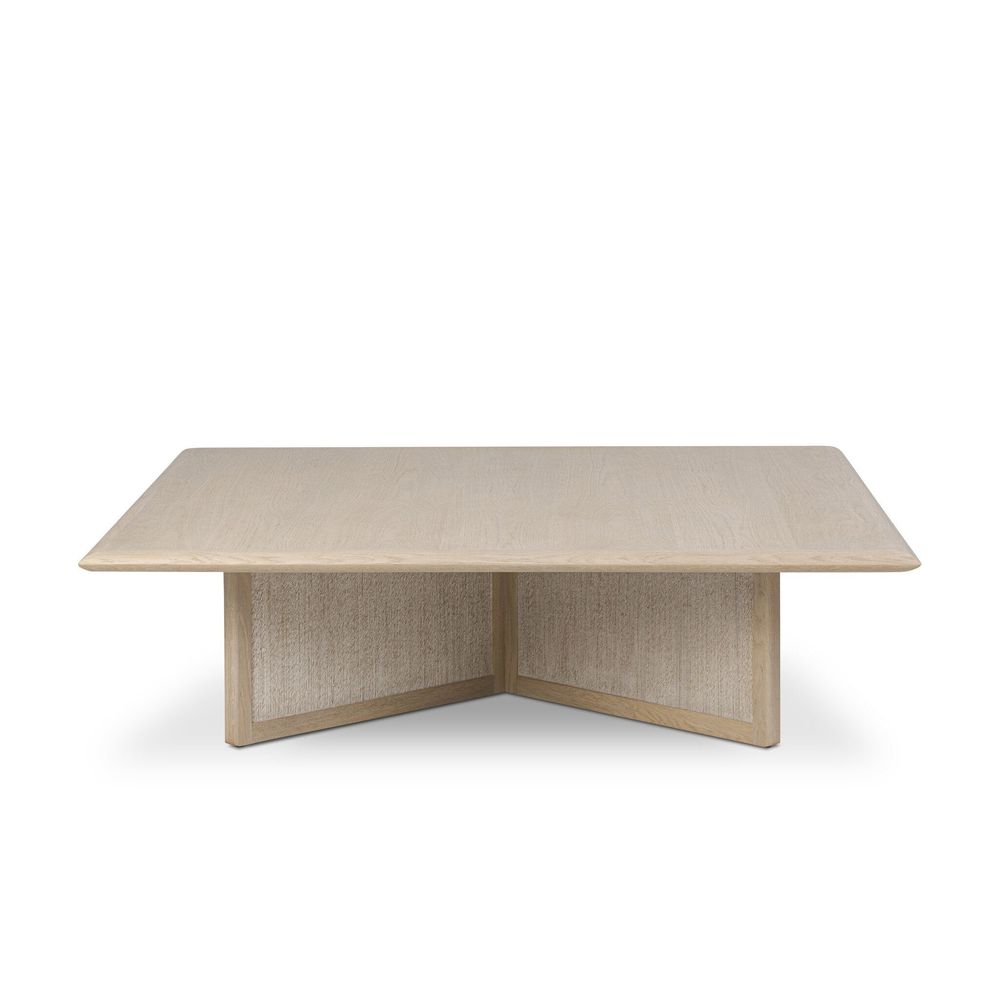 Coffee Tables Rosenell Square Coffee Table - Natural Oak Veneer