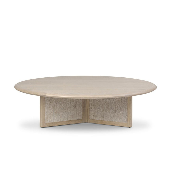 Coffee Tables Rosenell Round Coffee Table - Natural Oak Veneer