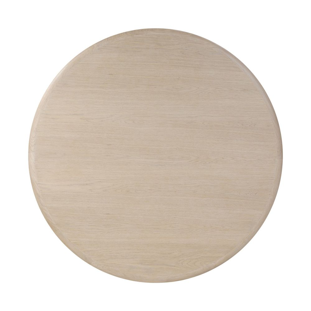 Rosenell Round Coffee Table - Natural Oak Veneer