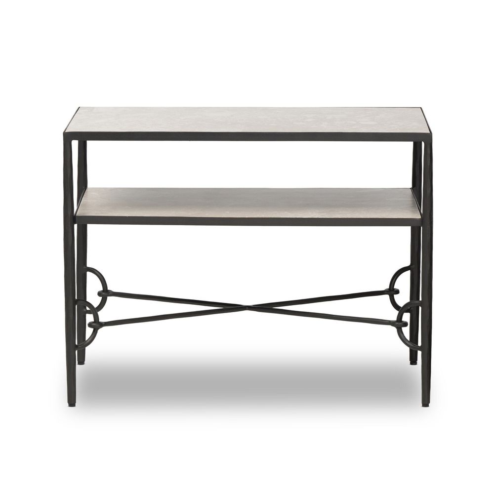 Nightstands Babylon Nightstand - Hammered Gunmetal