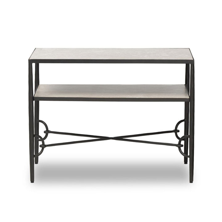 Nightstands Babylon Nightstand - Hammered Gunmetal