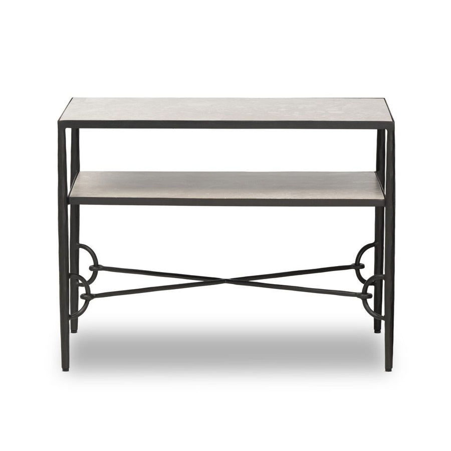 Nightstands Babylon Nightstand - Hammered Gunmetal