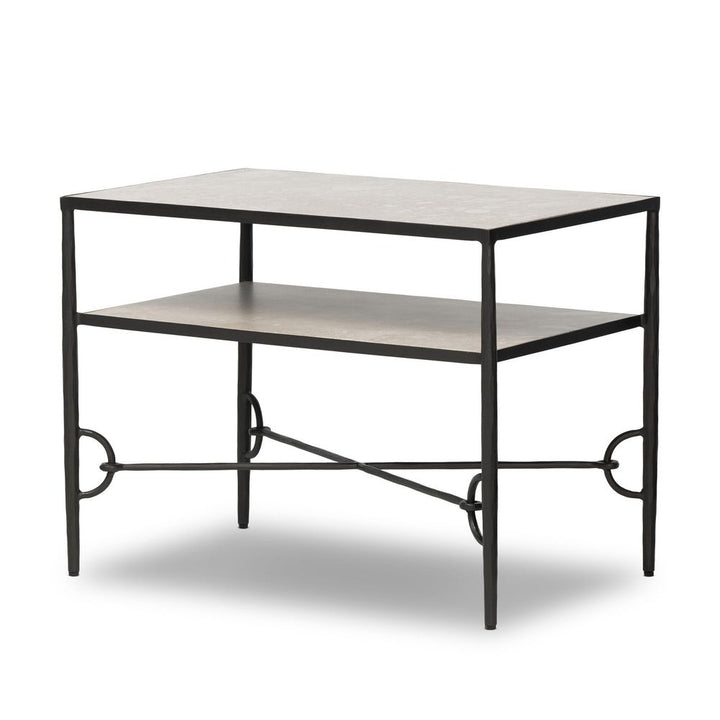 Nightstands Babylon Nightstand - Hammered Gunmetal