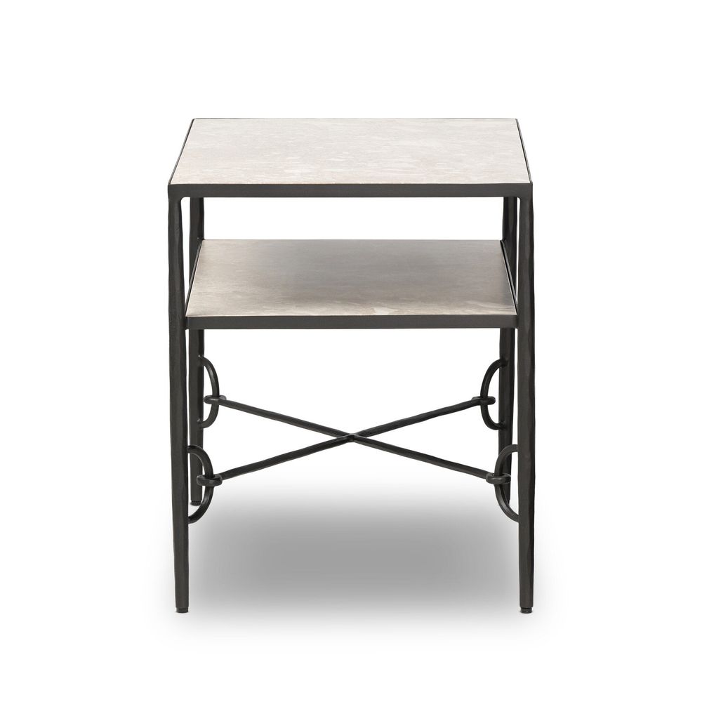 Nightstands Babylon Nightstand - Hammered Gunmetal