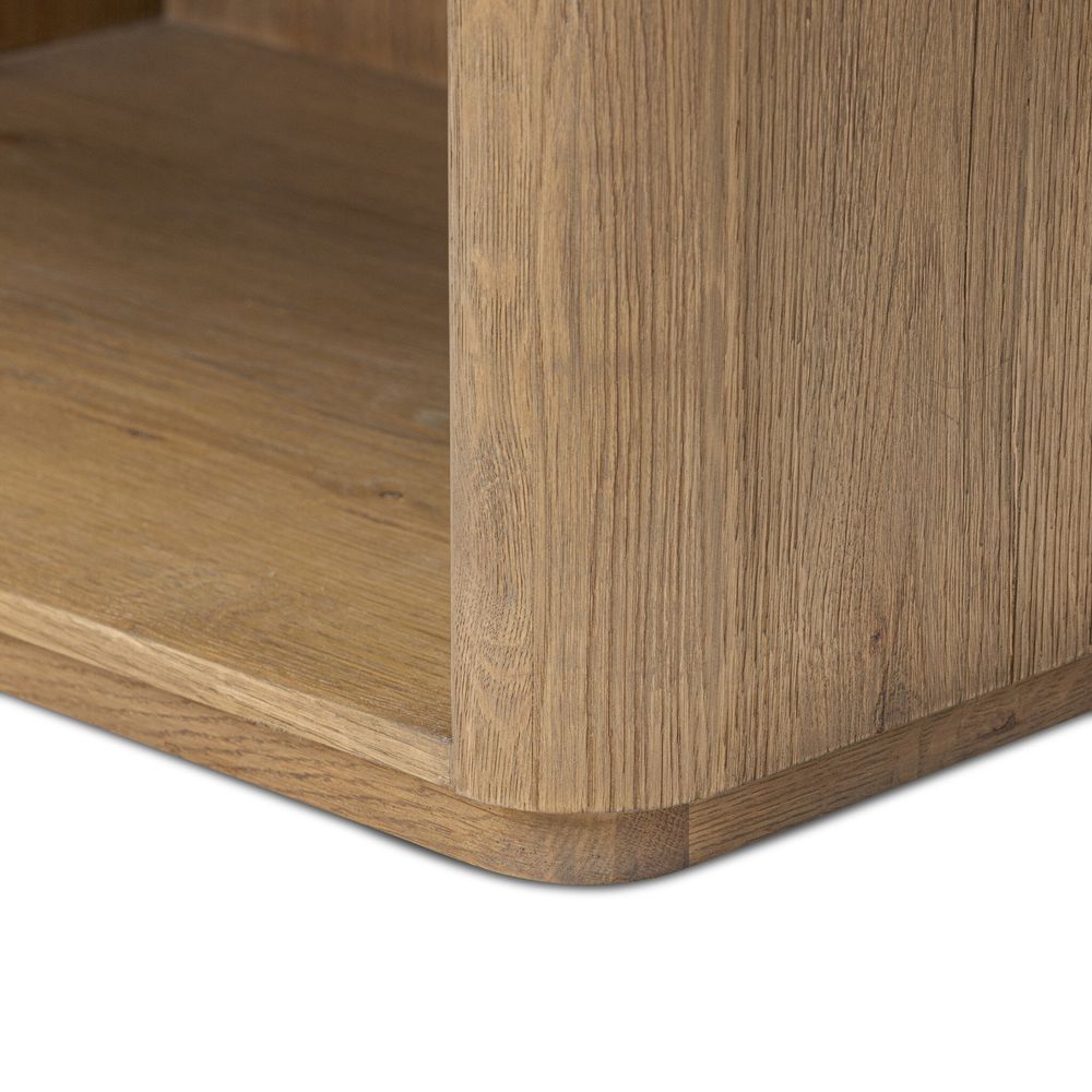 Raleigh Nightstand - Cappuccino Marble