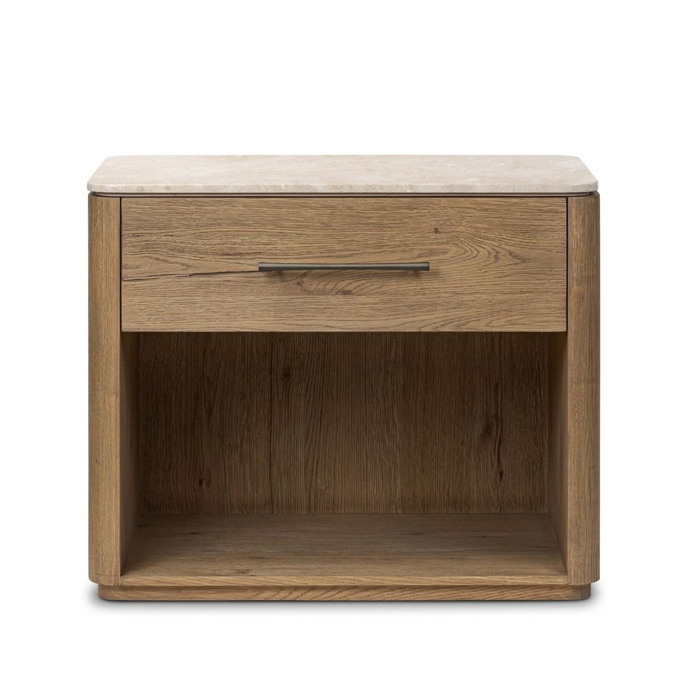 Nightstands Raleigh Nightstand - Cappuccino Marble