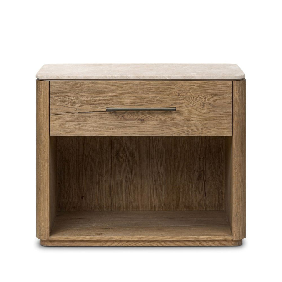 Nightstands Raleigh Nightstand - Cappuccino Marble