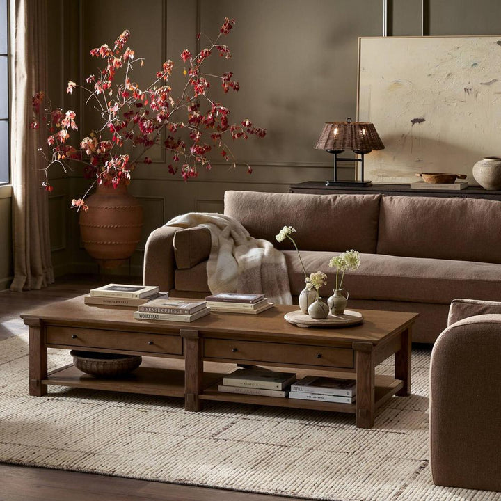 Coffee Tables Gardendale Coffee Table: Tan Oak - Tan Oak Veneer - Black Iron