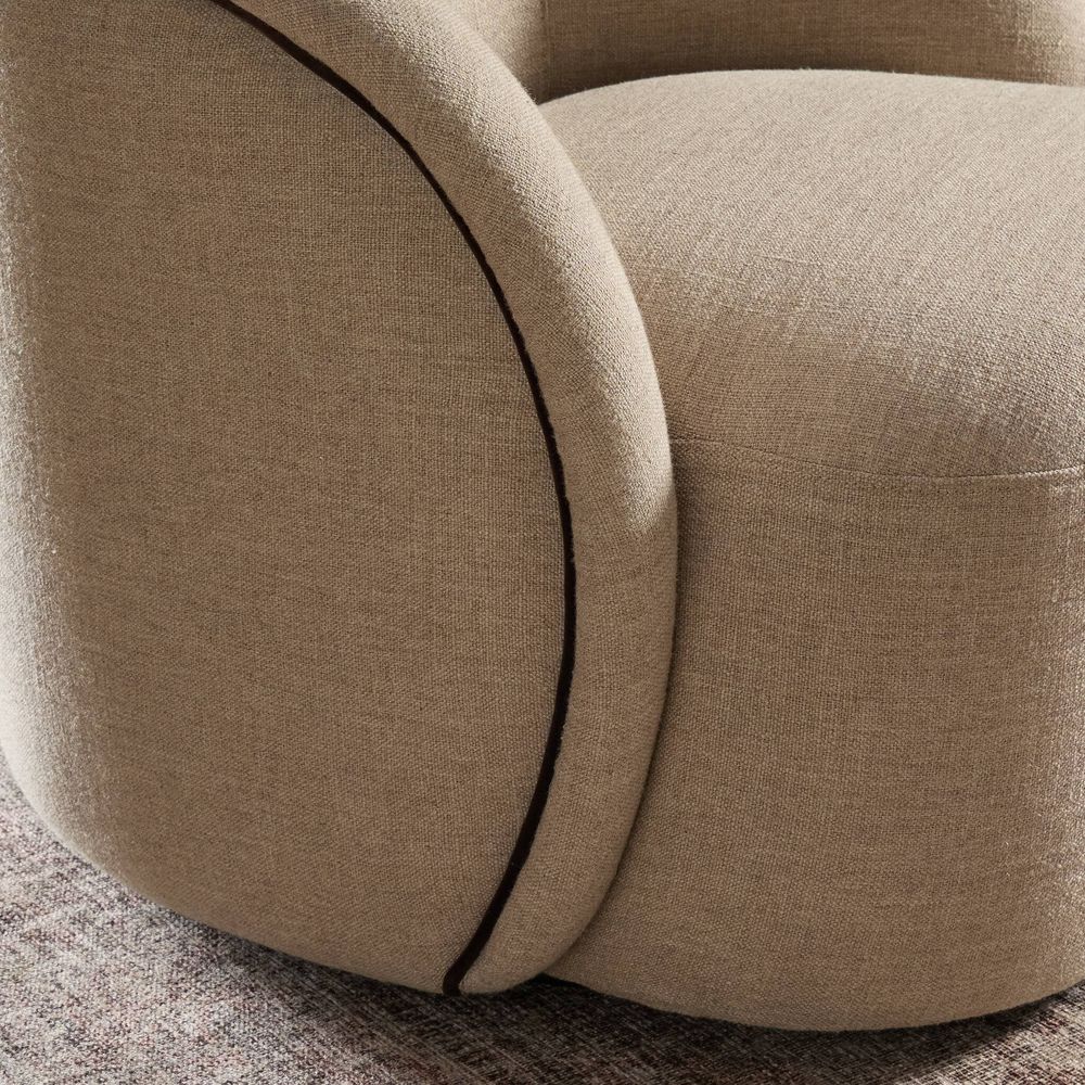 Laurrey Swivel Chair - Alcala Taupe