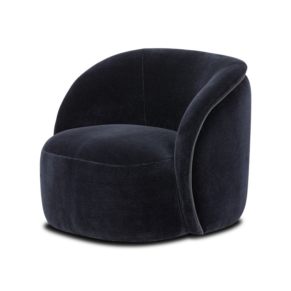 Lounge Chairs Laurrey Swivel Chair - Monte Navy