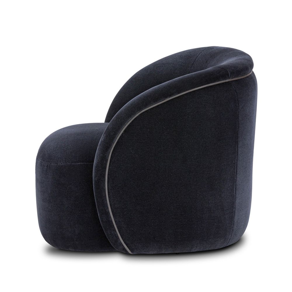 Lounge Chairs Laurrey Swivel Chair - Monte Navy