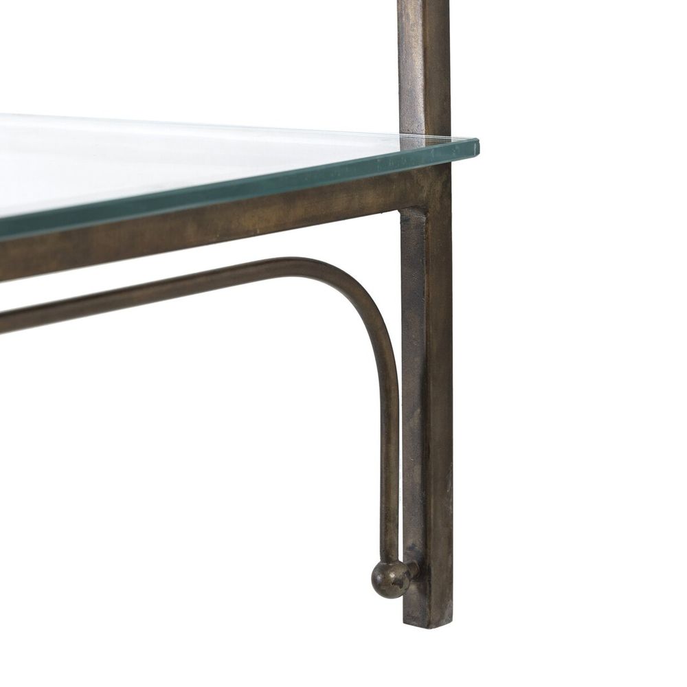 Romilly Shelves-Brushed Iron