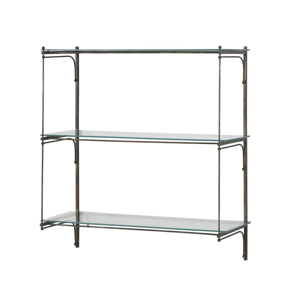 Romilly Shelves-Brushed Iron