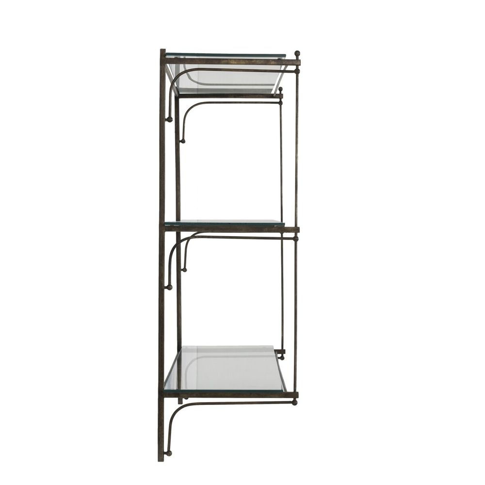 Romilly Shelves-Brushed Iron