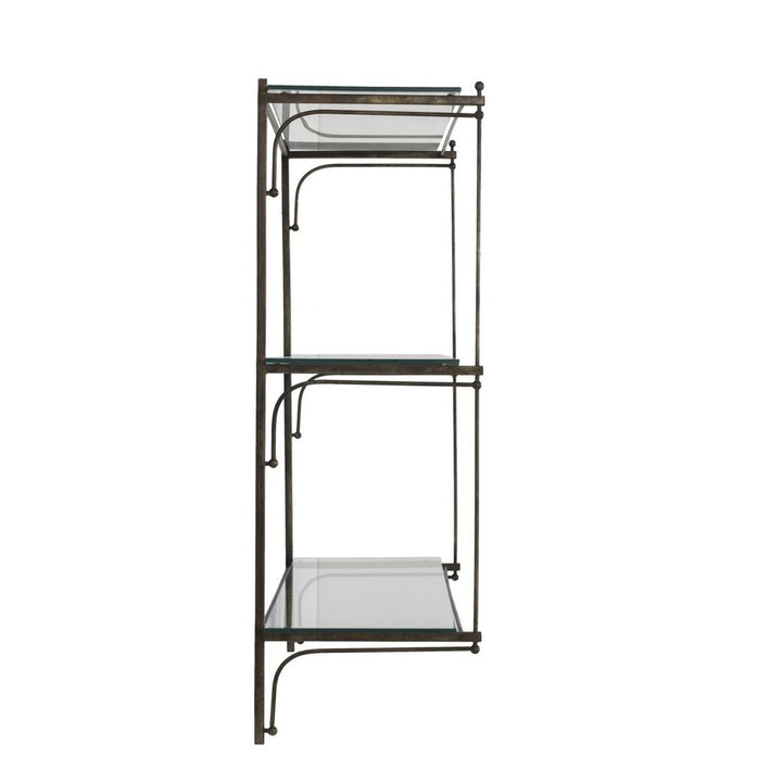 Romilly Shelves-Brushed Iron
