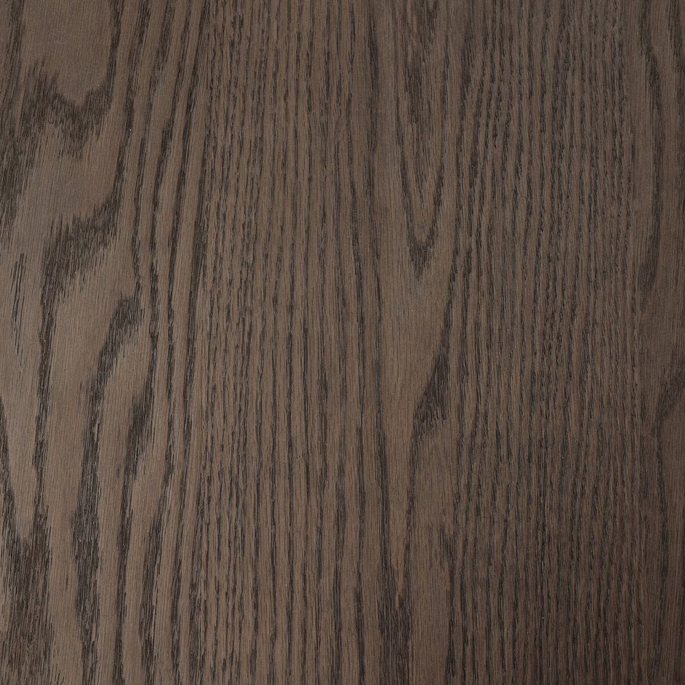 Ernest Square Dining Table: Shale Grey Oak Veneer - Shale Grey Oak - Copper Patina