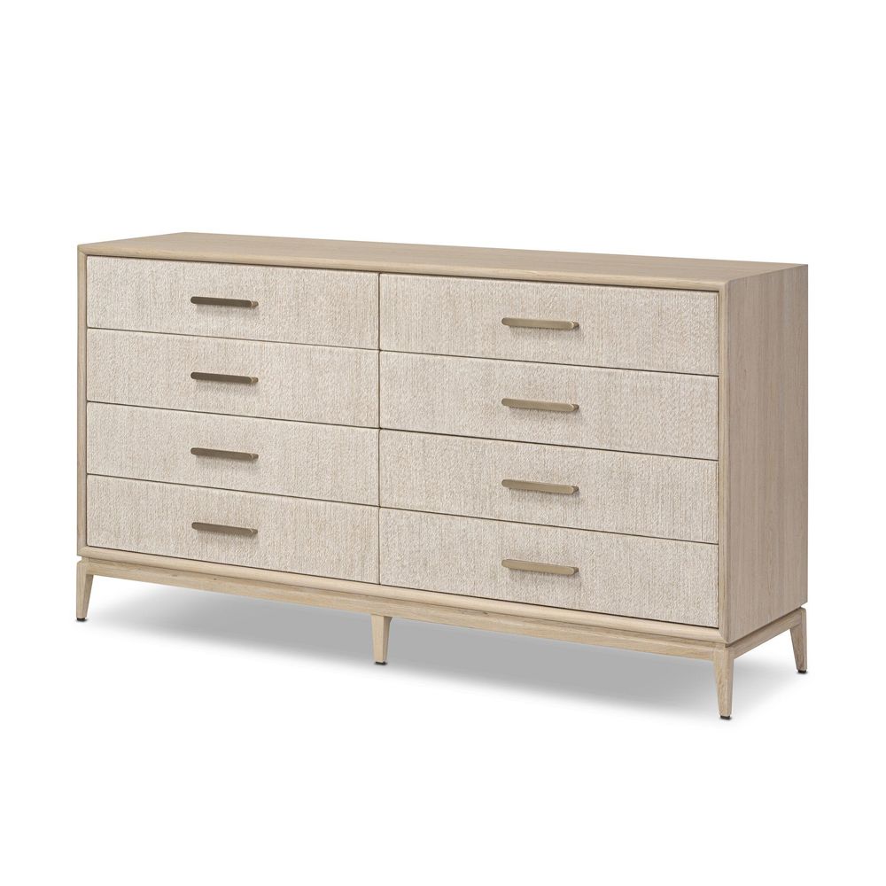 Dressers & Chests Rosenell 8 Drawer Dresser - Natural Paper Cord