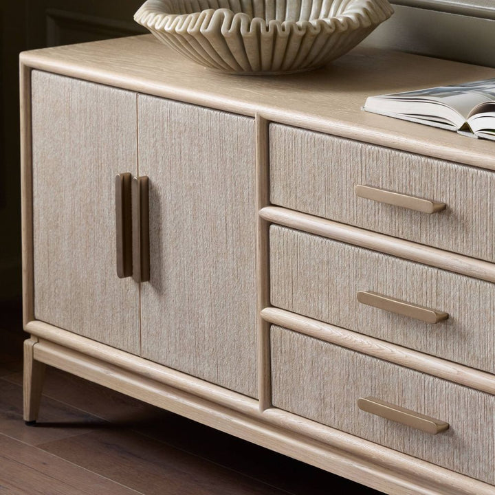 Rosenell Media Console - Natural Paper Cord
