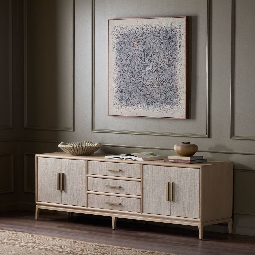 TV Stands & Media Consoles Rosenell Media Console - Natural Paper Cord