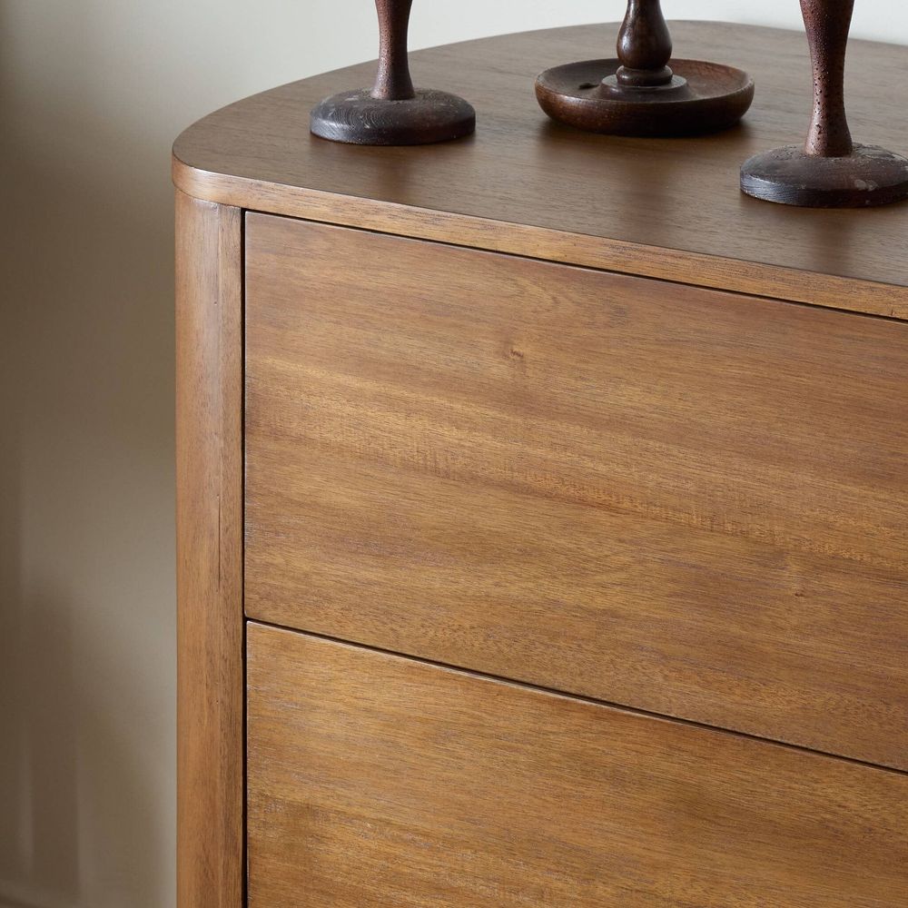 Paden 6 Drawer Dresser - Seasoned Brown Acacia