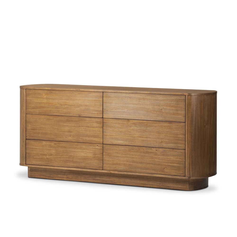 Dressers & Chests Paden 6 Drawer Dresser - Seasoned Brown Acacia