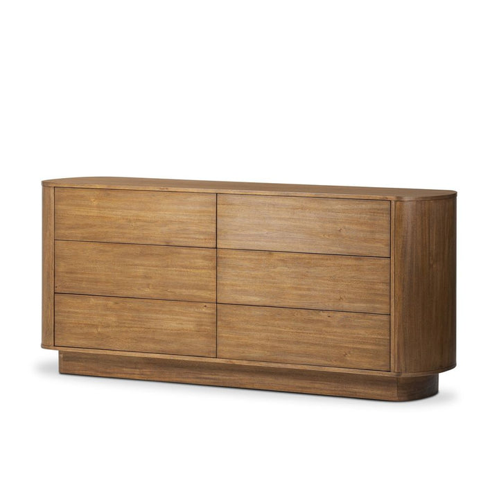 Dressers & Chests Paden 6 Drawer Dresser - Seasoned Brown Acacia