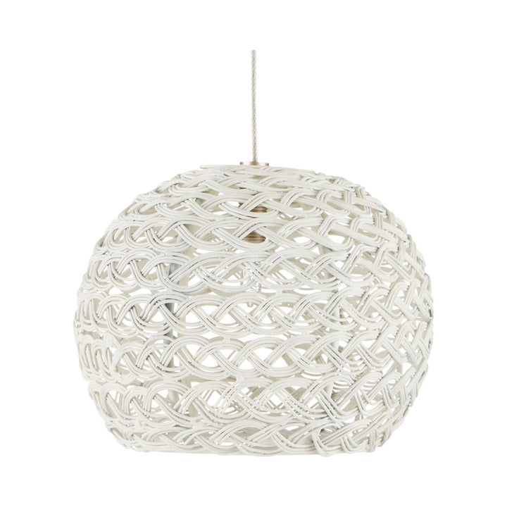 Piero White 36-Light Round Multi-Drop Pendant