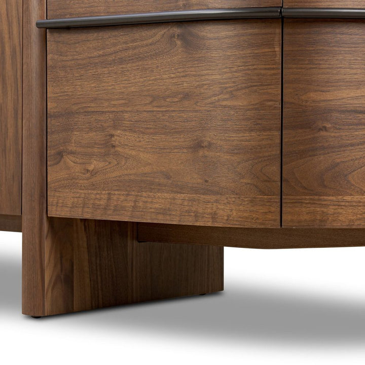Theo Sideboard-Dark Brown Walnut Veneer