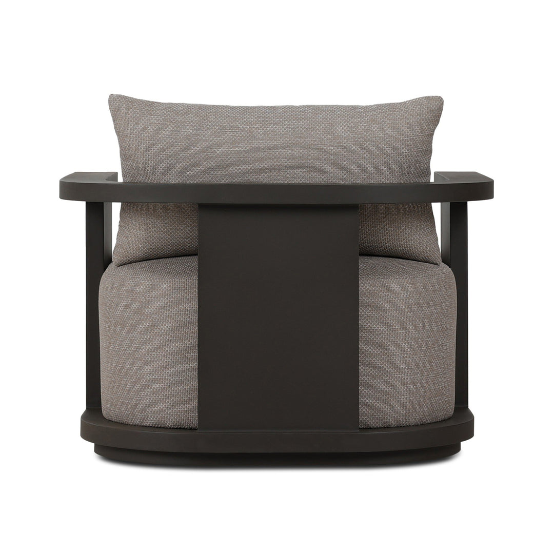 Tahana Outdoor Metal Swivel Chair