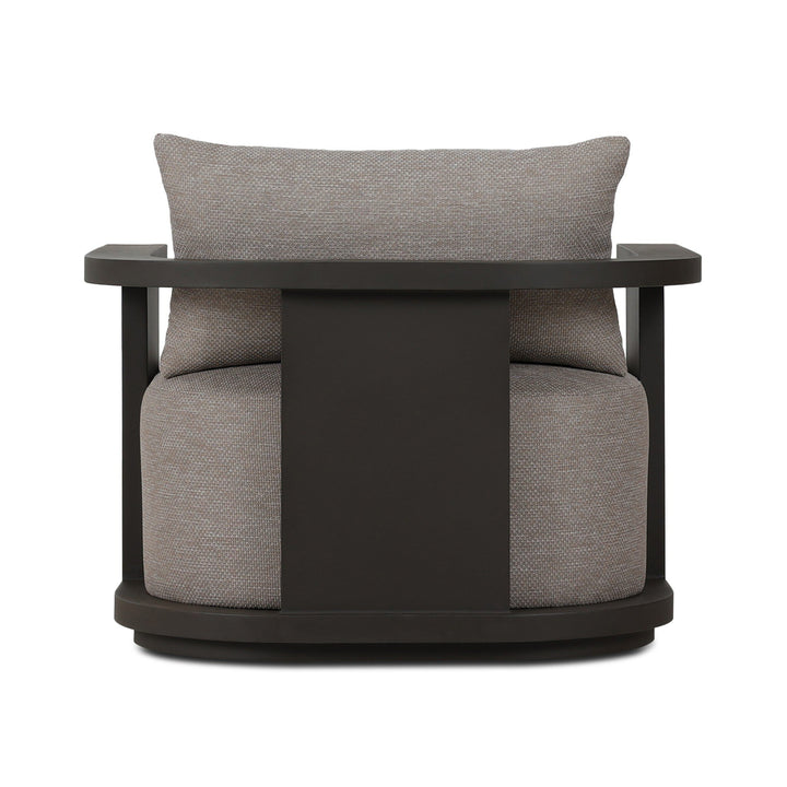 Tahana Outdoor Metal Swivel Chair