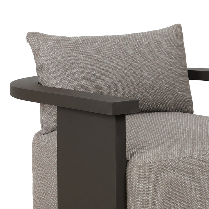 Tahana Outdoor Metal Swivel Chair