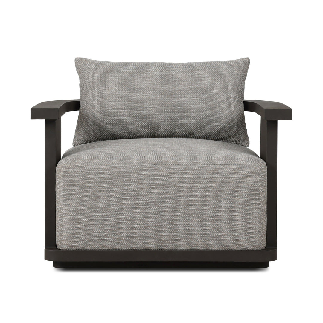 Tahana Outdoor Metal Swivel Chair