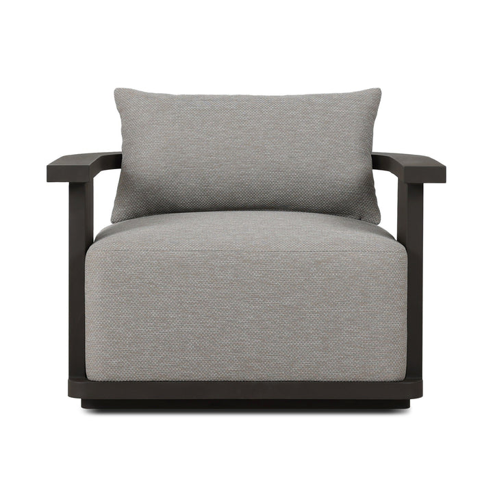 Tahana Outdoor Metal Swivel Chair