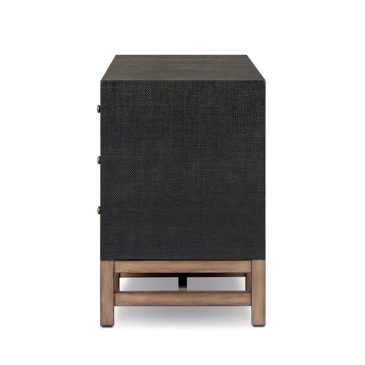 TV Stands & Media Consoles Fiona Media Console - Black Raffia