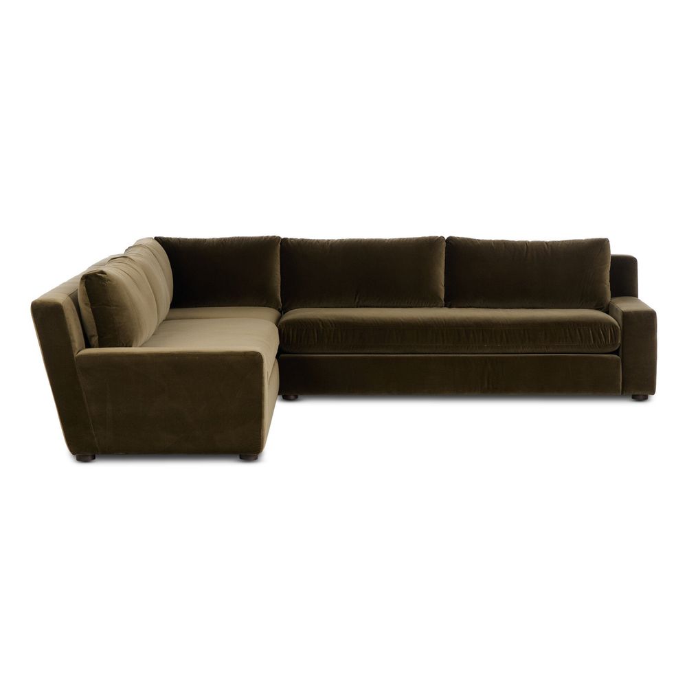 Sectionals Yelena 3-Piece Sectional - Surrey Olive