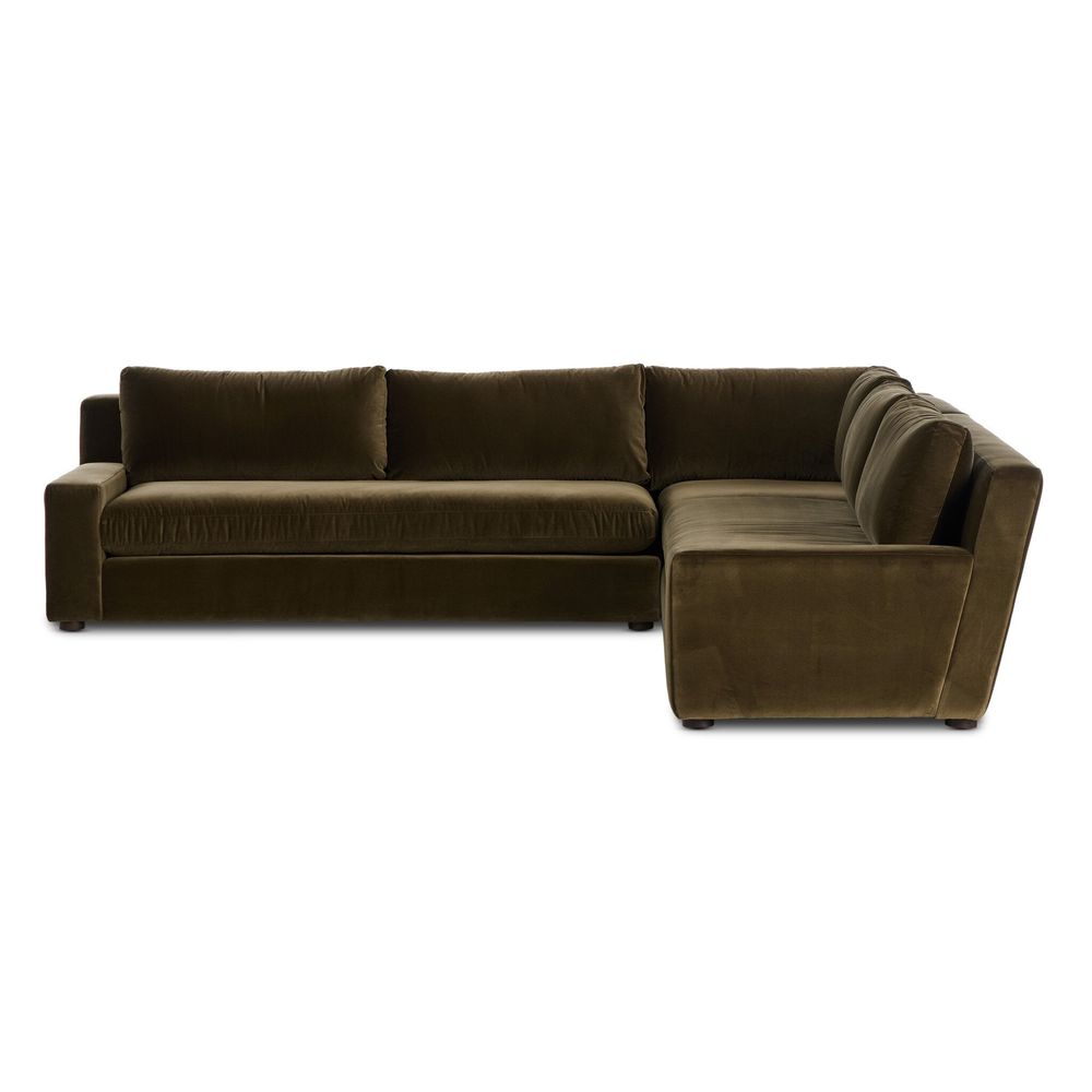Sectionals Yelena 3-Piece Sectional - Surrey Olive