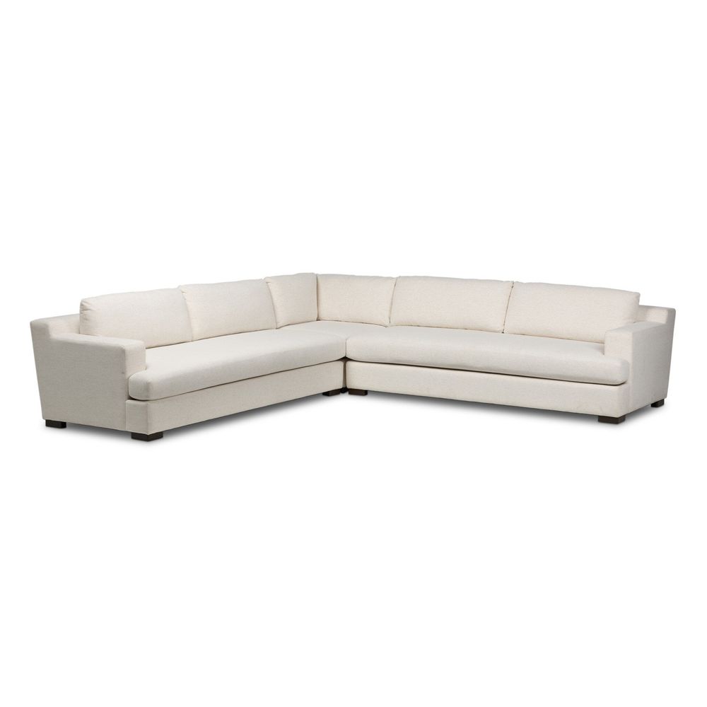 Sectionals Crispin 3Pc Sectional - Crypton Nomad Snow