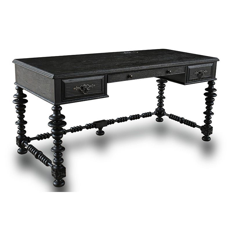 Desks Lisbon Turned Leg Desk
