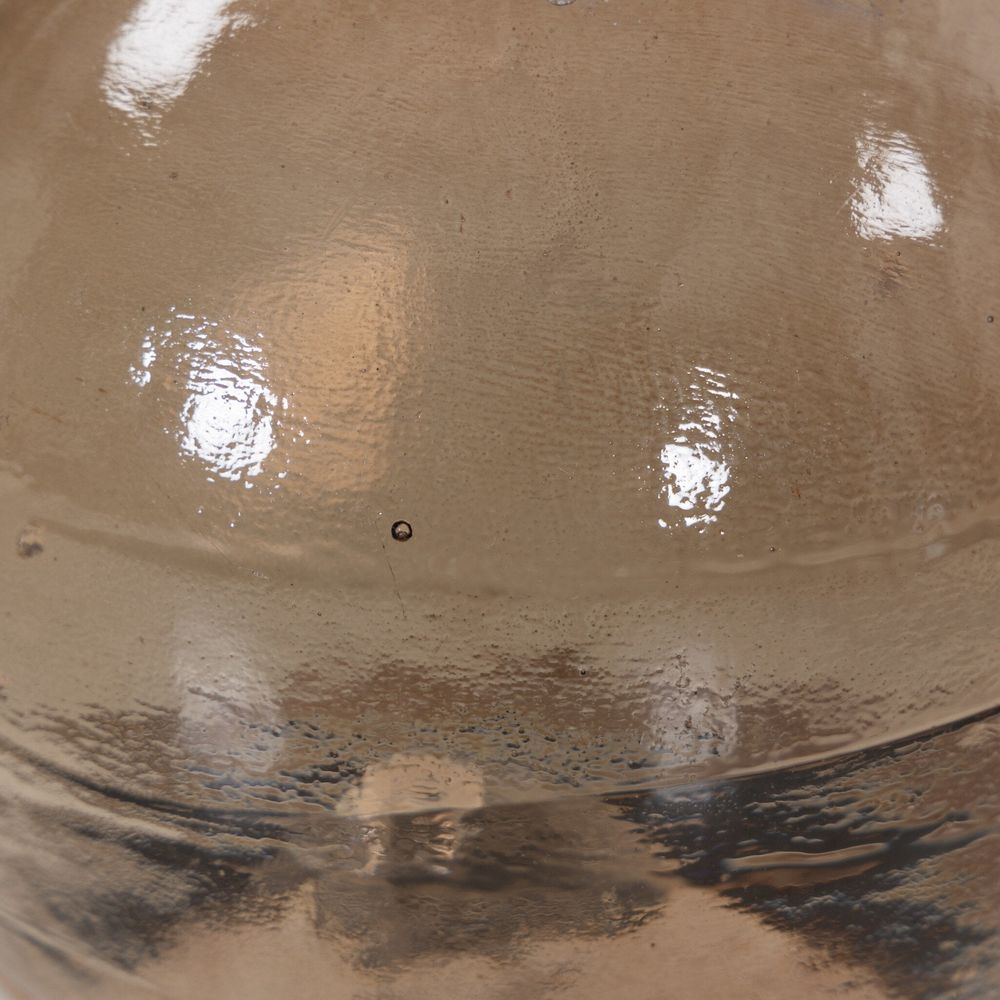 Side Tables Viola Accent Table - Smoked Brown Cast Glass